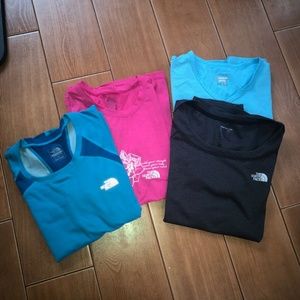 Set of 4 North Face Work Out Tops - Size Medium